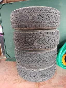 Plechove disky 5x114,3 R15+pneu - 2