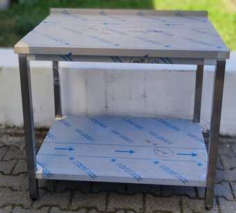 Pracovný stôl, nerezové stoly do veľkokuchyne, gastro - 2