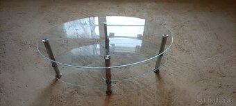 Sklenený stolík - 2