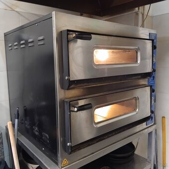 Pec na pizzu, dvojkomorová - 8 x pizza 32 cm | GGF, E-Start - 2