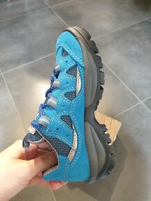 Detské kožené topánky Olang Sole modré, veľ. 28 NOVÉ - 2
