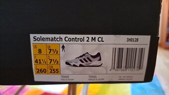 Predám tenisovú obuv Adidas Solematch Control 2 clay - 2