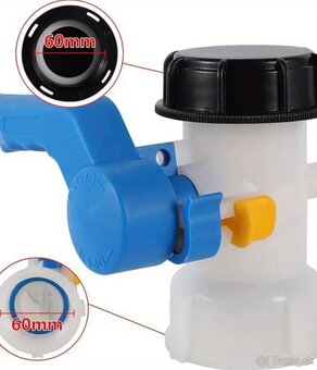 IBC ventil na nádrž 1000l./62 mm - 2