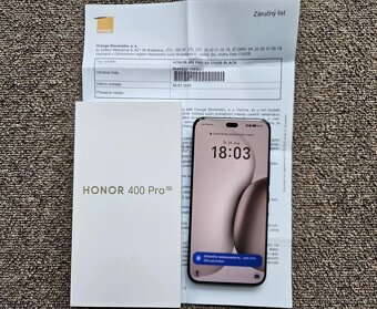 Honor 400 Pro 12GB / 512GB, cierny , top , zaruka , kryt - 2