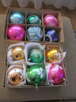 Retro sklenené gule - 2