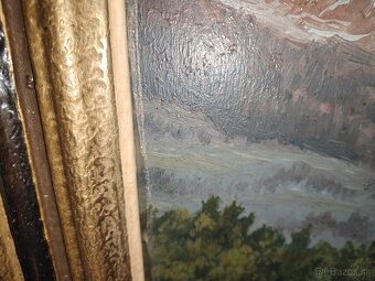 Starý obraz - rakúske Alpy - 2