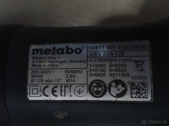 Uhlova bruska Metabo - 2