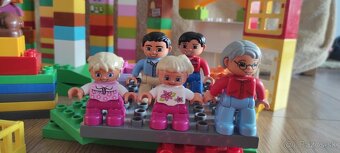 Lego Duplo - veľká sada - 120 ks + postavičky+ podložky - 2