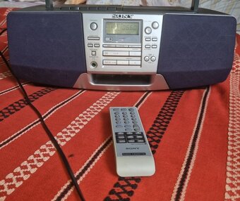 Sony STEREO prenosné rádio Boombox sieť 230v aj Baterky - 2