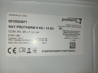 Elektrokotol Protherm Ray 9KE - 2
