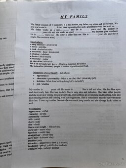 Maturita z angličtiny B1 - 2