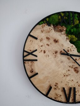 Machové hodiny topoľové - 2