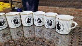 Súprava šálok zn. Czechoslovakia, možný predaj aj samostatn - 2