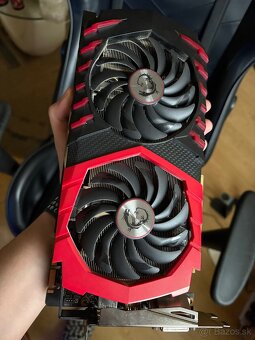 Predám grafickú kartu nVidia GeForce GTX 1070 8GB - 2
