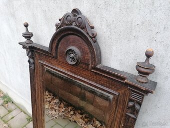 Predám starožitné drevené zrkadlo - 2