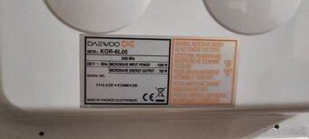 Mikrovlnka Daewoo - 2