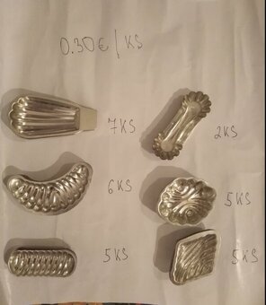 Formičky na pečenie - 2