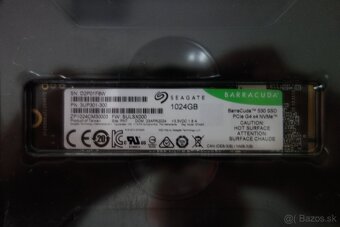 1TB SEAGATE BarraCuda SSD m.2 NVMe - Nový - 2