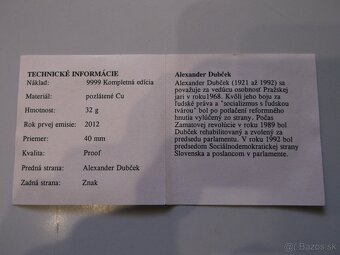 Pamätné medaily - 2