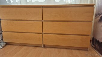 Predám komódy 2x3 šuflíky 80x78x48 - 2