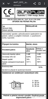 Sporák, kachle - 2