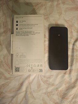 Nokia 215 dual sim 4g čierny v peknom stave komplet krabica - 2