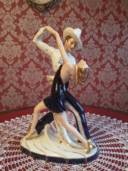 Royal Dux Art Deco Tango - 2