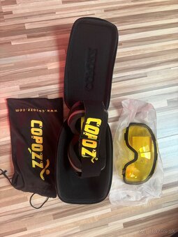 COPOZZ magnetické lyžiarske okuliare – ako nové, 1× použité - 2