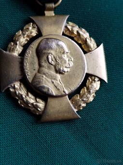 Vyzn, RU-FJI, vojenský jubilejný kríž 1908 Franz Jozef. - 2