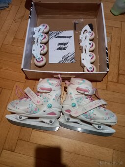 Dievčenské korčule , prilba - 2