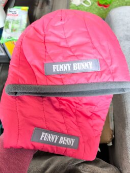 Čiapka + nákrčník funny bunny - 2