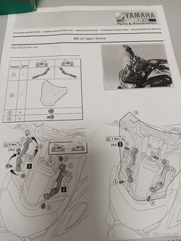 Plexi na Yamaha MT 07 - 2