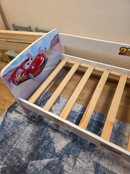 Detska postel 160x70 s roštom a matracom - 2