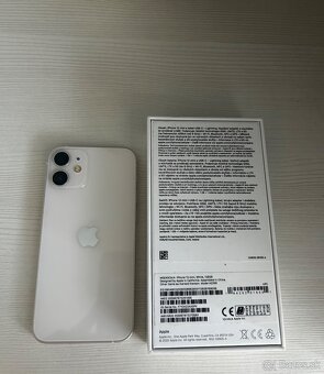 Iphone 12 mini 128GB - biely+krabička - 2