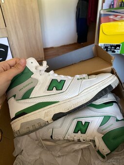 New balance 650 topánky bielo zelené - 2
