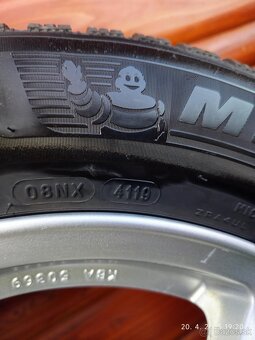 Predám sadu zimných pneumatík-Michelin alpin - 2