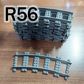 ZĽAVA LEGO vlak - zahnuté koľajnice (oblúky) R40, R56, R72+ - 2