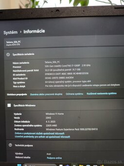 Notebook Acer Aspire 5 A515 57G. - 2