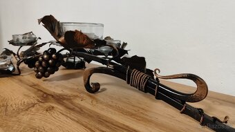 Kovaný svietnik - ručná výroba - 2