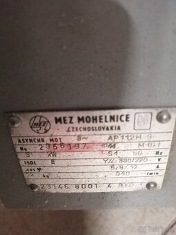MEZ Mohelnice elektromotor 3kw, 940 ot /min 400V. - 2