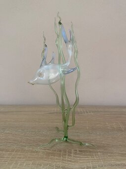 Váza,fukane sklo,sošky Royal Dux. - 2