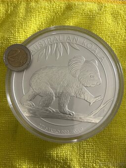 strieborne zberatelske 1 kg mince 999 - 2