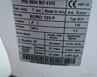 Plynový ohrievač TÚV Qadriga - 2