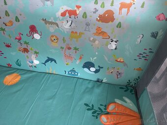 Detská Postielka, ohrádka 100x100cm - 2