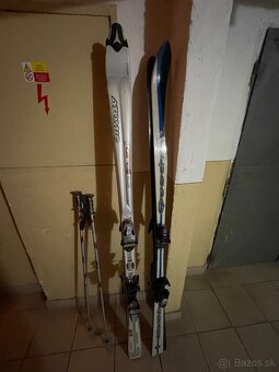 Pánske lyže Atomic a Quechua - 2