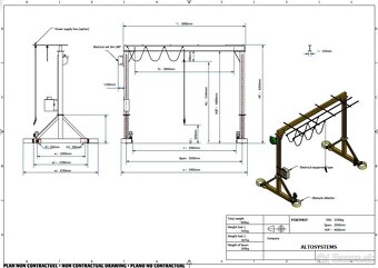 Portálový jeřáb ALTOSYSTEMS PORTMOT (6584) - 2