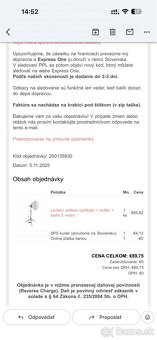 Lantern softbox (softball) + svetlo + stativ 2 metre - 2