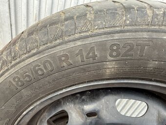 Letne pneumatiky Continental 185/60 R14 na diskoch 5x100 - 2