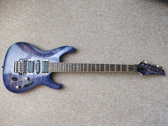 Ibanez S570DXQM Bright Blue Burst - 2