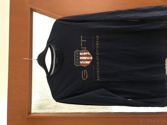 GANT originál modre damske tricko S/M - 2